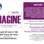 La Compagnie du Proscenium au jardin pour la pièce "Imagine"